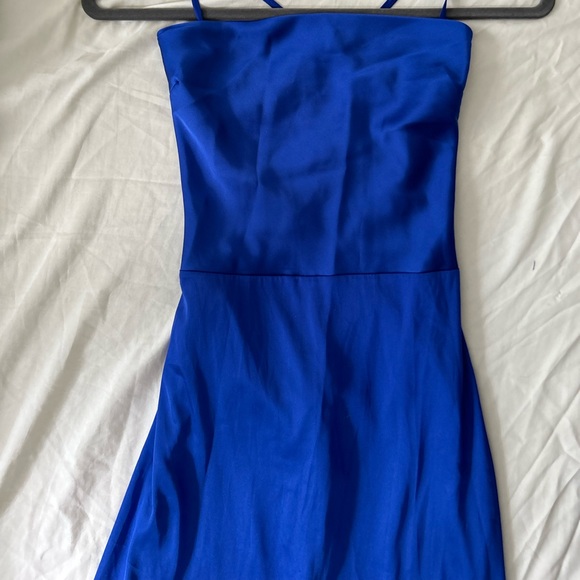WeWoreWhat | Sold out royal blue slip dress - Picture 4 of 6